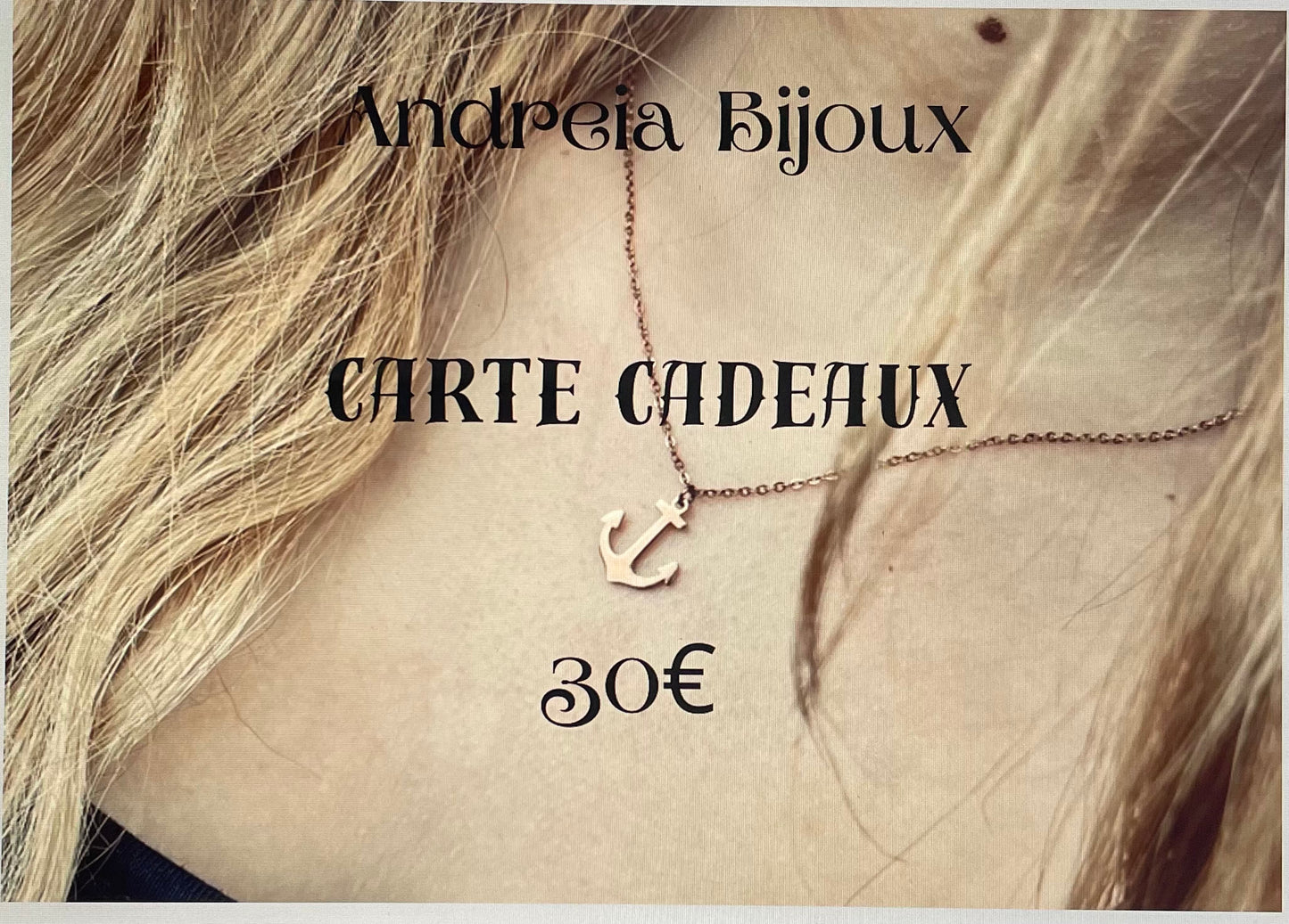 Carte Cadeaux Andreia Bijoux