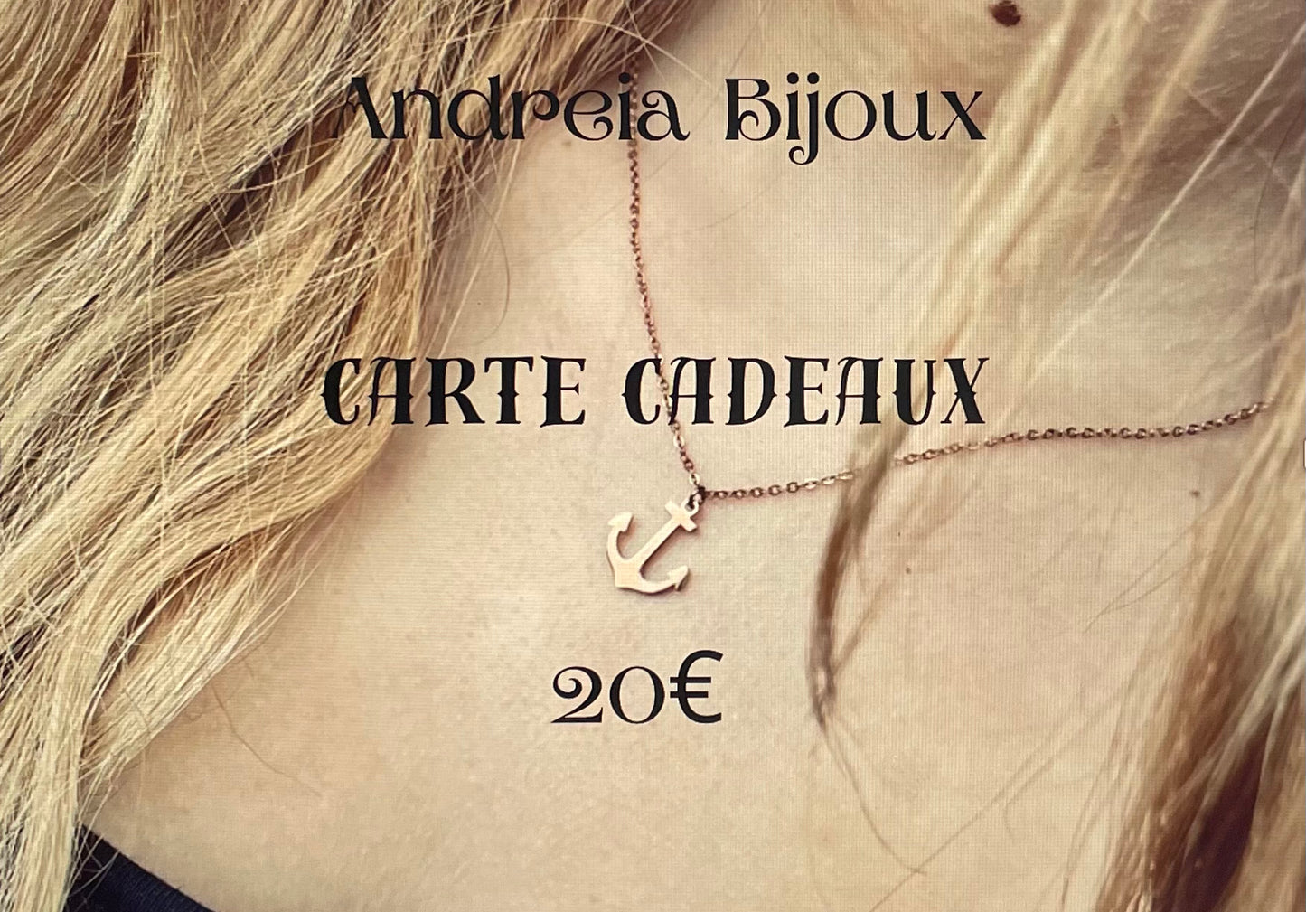 Carte Cadeaux Andreia Bijoux