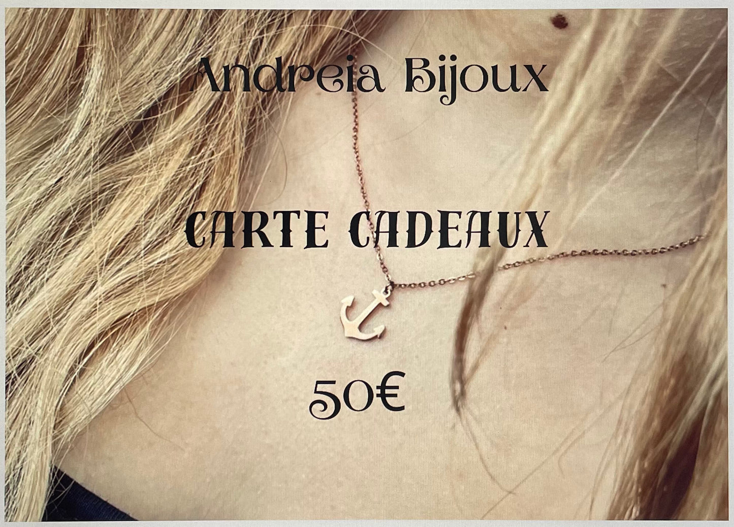 Carte Cadeaux Andreia Bijoux