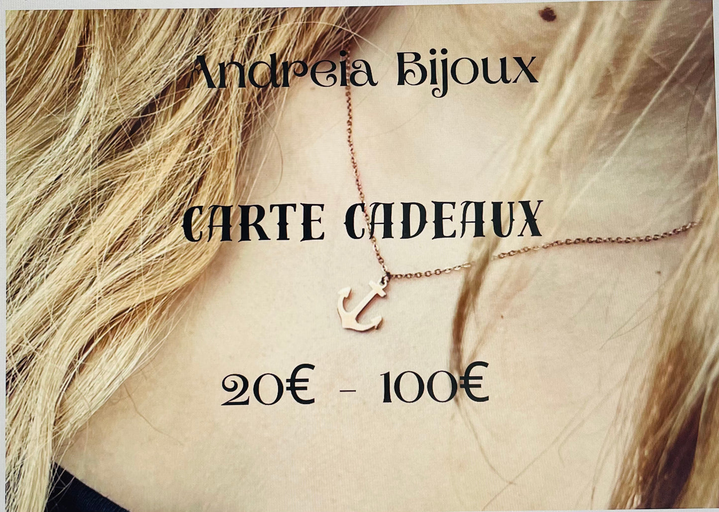 Carte Cadeaux Andreia Bijoux